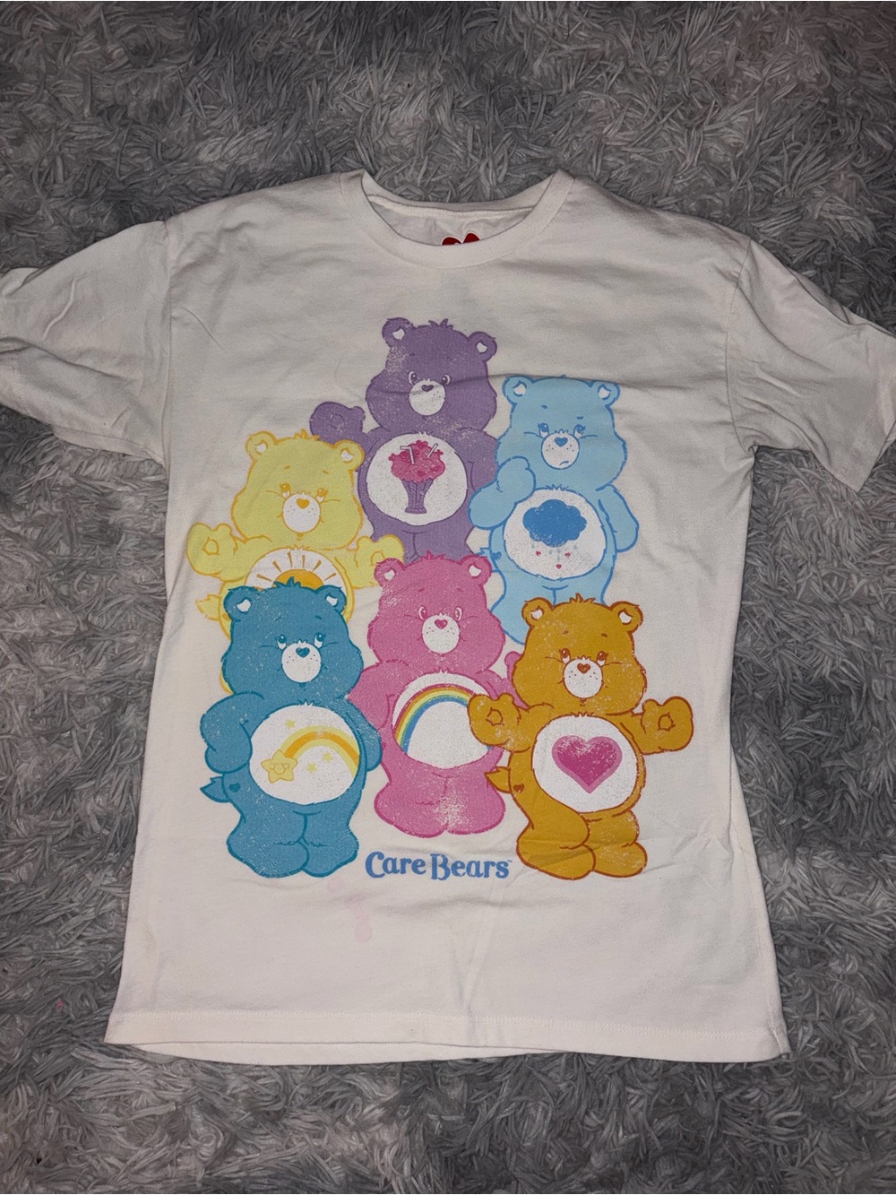 Care Bears White Graphic Tee